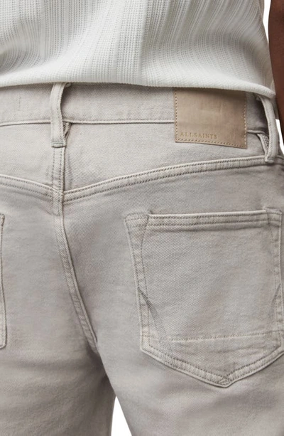 Shop Allsaints Rex Overdye Slim Fit Jeans In Cool Grey