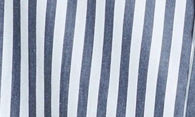 Brixton Sidney Oversize Button-up Shirt In Washed Navy