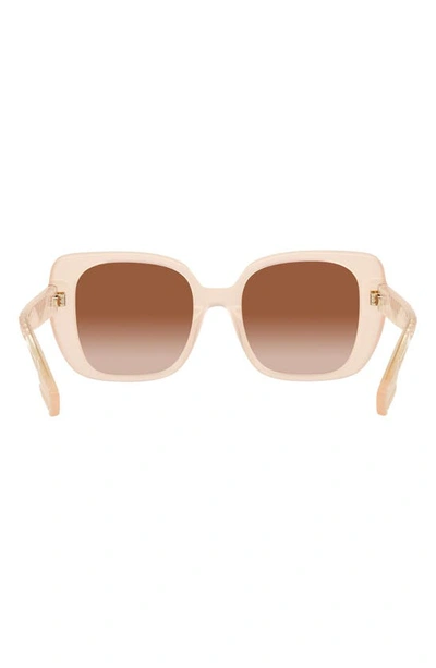 Shop Burberry 52mm Gradient Square Sunglasses In Pink