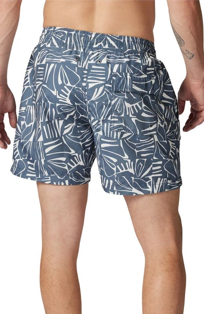 Shop Rodd & Gunn Hans Island Swim Trunks In Bluestone