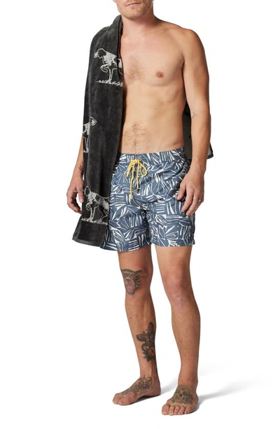 Shop Rodd & Gunn Hans Island Swim Trunks In Bluestone