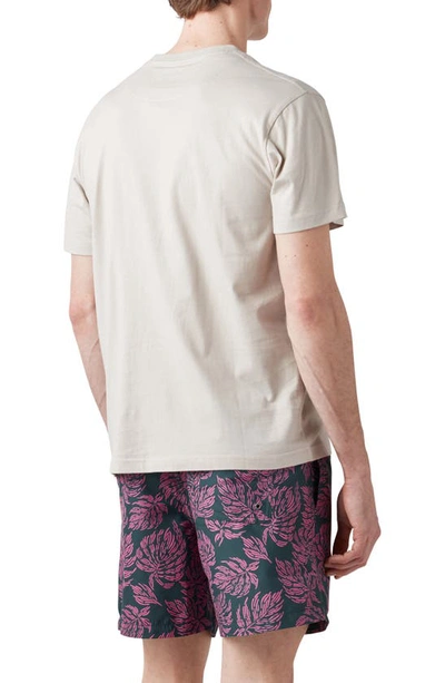 Shop Rodd & Gunn Midnight Cotton Graphic Tee In Sand