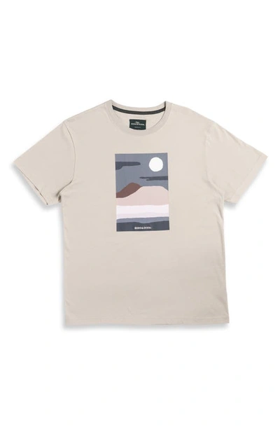 Shop Rodd & Gunn Midnight Cotton Graphic Tee In Sand