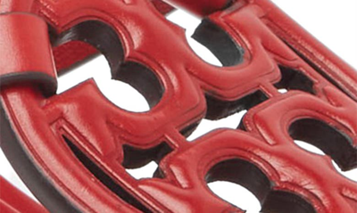 Shop Tory Burch Miller Bombé Kitten Heel Sandal In Triple Red