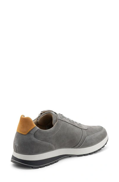 Ara Murray Zip Sneaker In Grey Suede