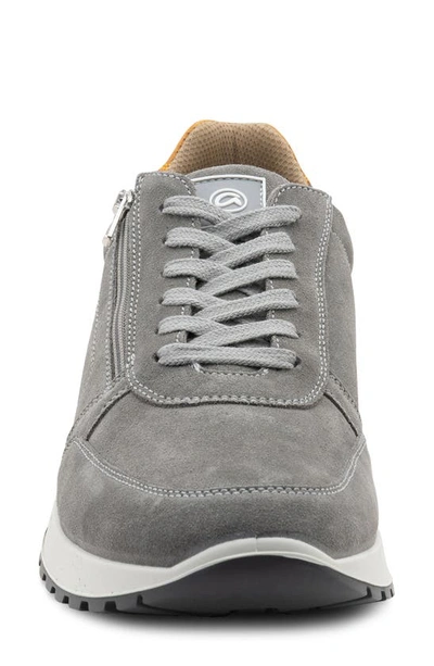 Ara Murray Zip Sneaker In Grey Suede