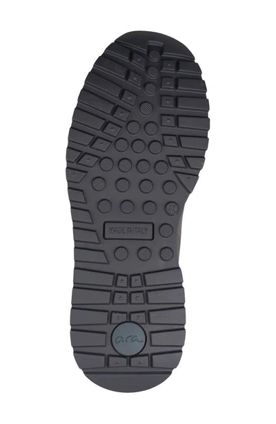 Ara Murray Zip Sneaker In Grey Suede
