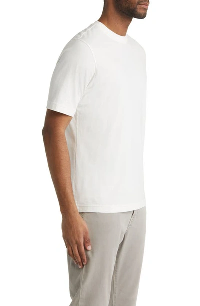 Shop Scott Barber Solid Crewneck T-shirt In White