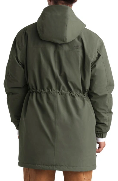 Shop The North Face Stratus Gore-tex® 550 Fill Power Down Parka In New Taupe Green