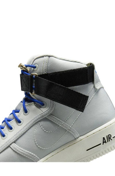 Shop Nike Air Force 1 High '07 Lv8 Sneaker In Photon Dust/ Black/ Royal