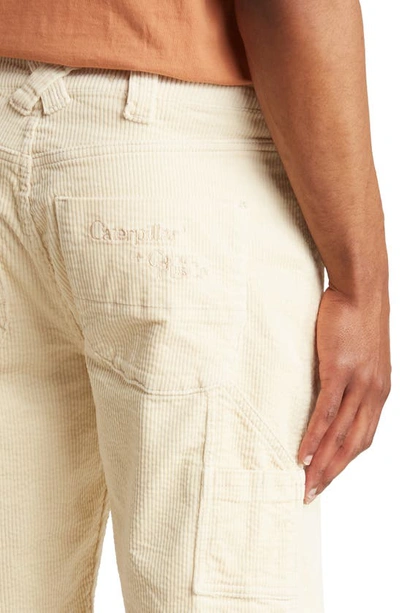 Shop Cat Wwr X Colour Plus Co. Carpenter Shorts In Sandshell