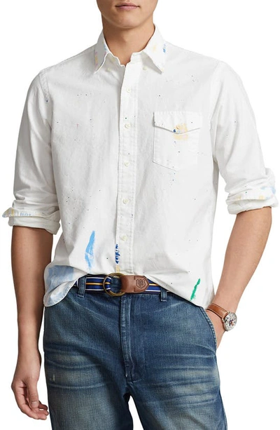 Ralph lauren best sale paint splatter shirt