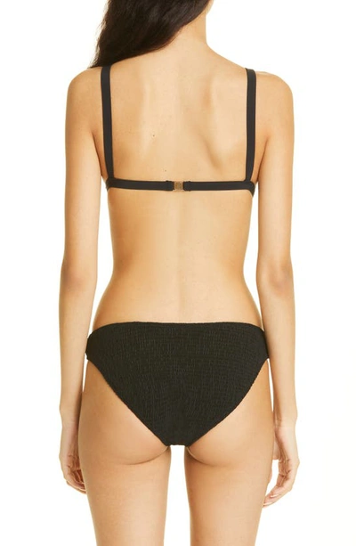 Shop Totême Triangle Bikini Top In Black
