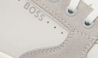 Shop Hugo Boss Baltimore High Top Sneaker In Open White