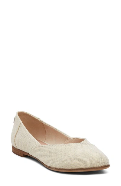 Shop Toms Jutti Neat Flat In Natural