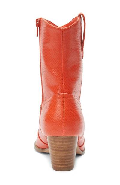 Coconuts By Matisse Bambi Western Boot In Fire Snake