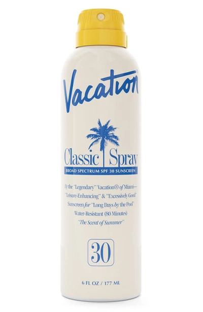 Shop Vacation Classic Sunscreen Spray Broad Spectrum Spf 30, 6 oz