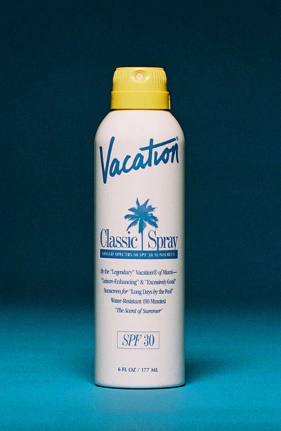 Shop Vacation Classic Sunscreen Spray Broad Spectrum Spf 30, 6 oz