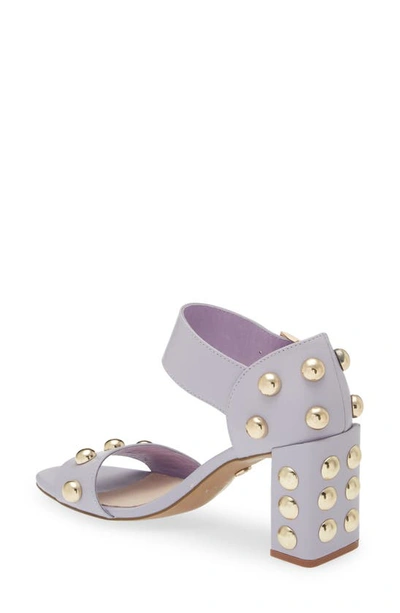 Shop Cecelia New York Gail Stud Sandal In Pomp Purple