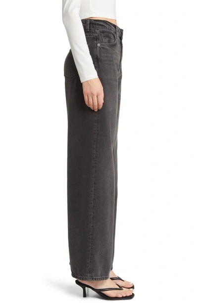 Shop Reformation Carly Slouchy Wide Leg Jeans In Seine
