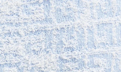 Shop Givenchy Tweed Sleeveless Sheath Dress In 490-blue/ White