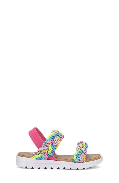 Shop Yosi Samra Kids' Miss Bradie Sandal In Pink Multi