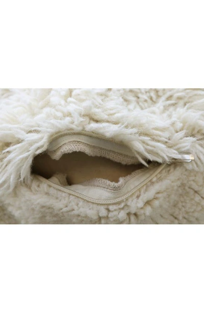 Lorena Canals Sun Ray Washable Wool Pouf In Brown Tones