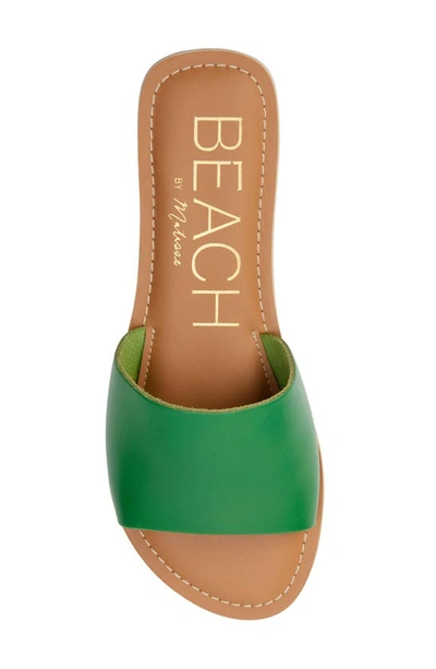 Shop Beach By Matisse Coconuts By Matisse Cabana Slide Sandal In Green