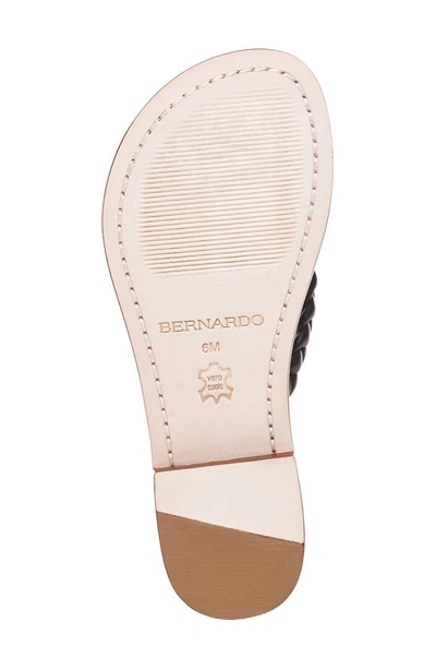 Shop Bernardo Footwear Theo Sandal In Black Leather