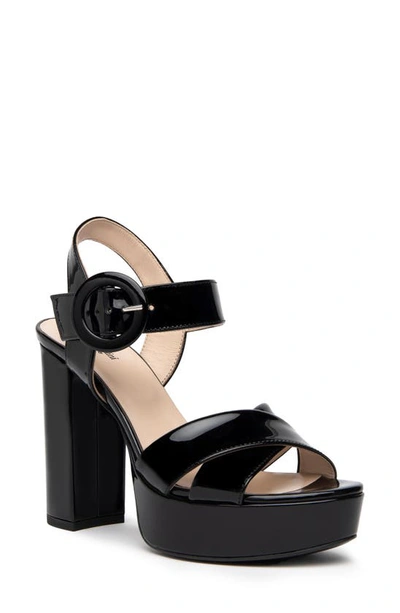 Nerogiardini Chunky Patent Leather Dress Sandals In Black | ModeSens