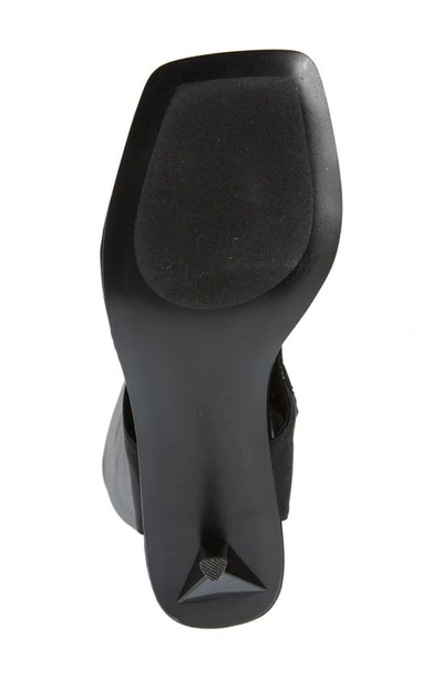 Jeffrey Campbell Confidence Knee High Sandal In Black Neoprene