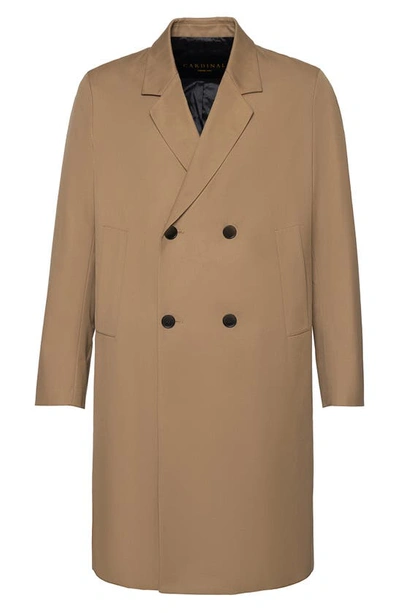 Shop Cardinal Of Canada Scottsdale Double Breasted Water Repellent Coat In Camel