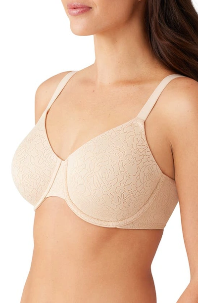 Wacoal Inside Job Bra Women 38h Beige Stretch Adjustable Straps Underwire Erk450 (beige,m) In Sand