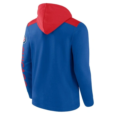 CHICAGO CUBS PROFILE MEN'S BIG & TALL LOGO HOODIE