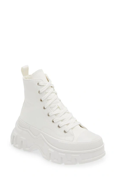 Shop Azalea Wang Chaney Platform Sneaker In White