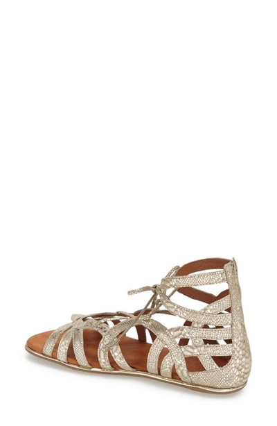 Gentle Souls By Kenneth Cole Break My Heart 3 Leather Sandal In Gold