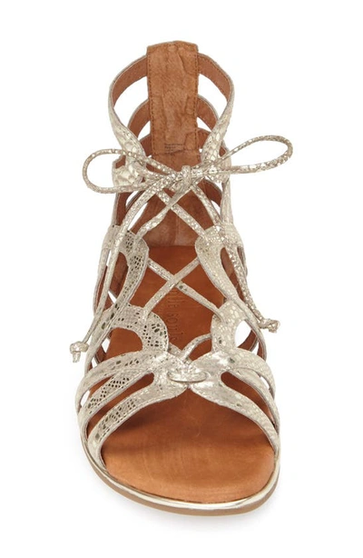 Gentle Souls By Kenneth Cole Break My Heart 3 Leather Sandal In Gold