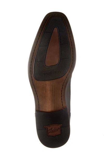 Florsheim Alanzo Leather Cap Toe Derby In Black