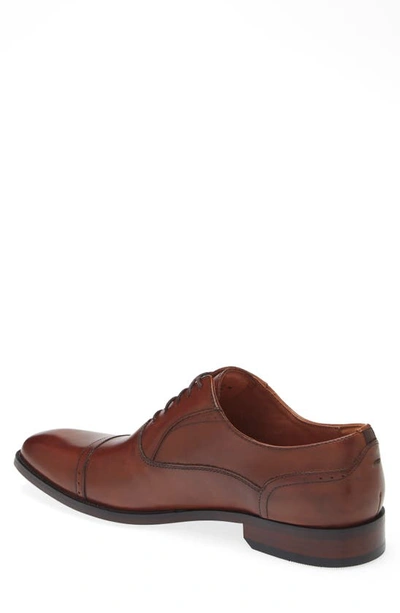 Shop Florsheim Sorrento Cap Toe Oxford In Cognac