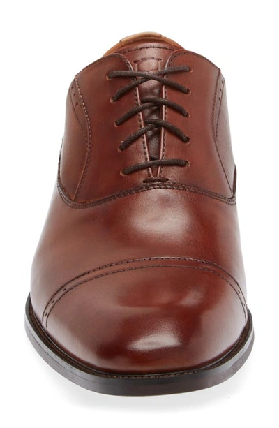 Shop Florsheim Sorrento Cap Toe Oxford In Cognac