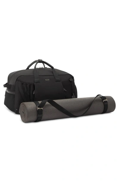 Shop Tumi Malta Duffle Backpack In Black/ Gunmetal