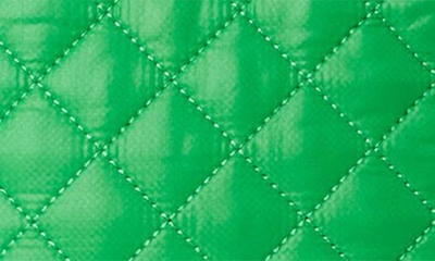 Shop Mz Wallace Micro Sutton Quilted Nylon Tote In Bright Green