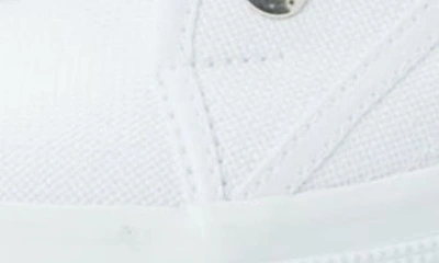 Shop Alaïa X Superga Platform Sneaker In Blanc Casse