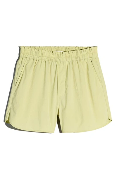 Shop Madewell Signature Poplin Pull-on Shorts In Gr7916