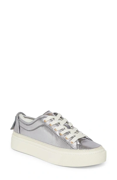 Shop Allsaints Milla Platform Sneaker In Silver