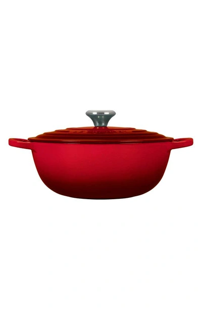 Le Creuset Signature 5-quart Enameled Cast Iron Brasier In Red Tones