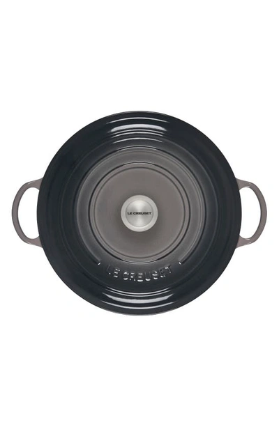 Le Creuset Signature 5-quart Enameled Cast Iron Brasier In Oyster