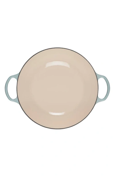 Le Creuset Signature 5-quart Enameled Cast Iron Brasier In Sea Salt