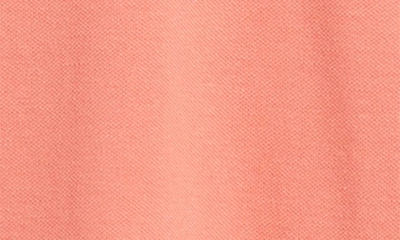 Shop North Sails Tipped Stretch Cotton Polo In Spiced Coral