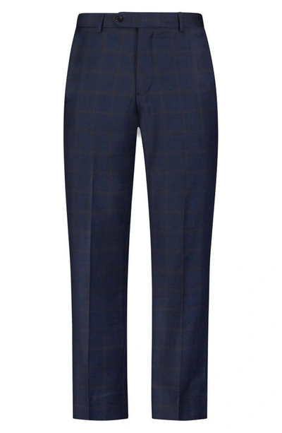 Shop Brooks Brothers Regent Wool Blend Pants In Nvybrwnwp